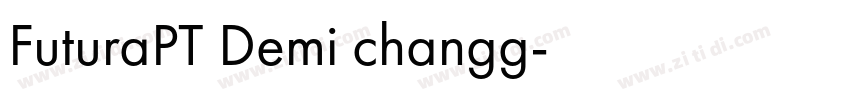 FuturaPT Demi changg字体转换